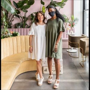 🤍 Jillian Harris X Jardines Domaine road trip dress NWT!